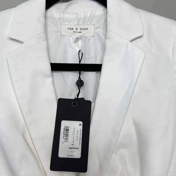 Rag & bone Women's Classic White Blazer - Picture 6 of 6
